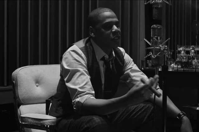 Jay-Zas Himself with the Jaeger-LeCoultre Reverso in Suit & Tie (2013)