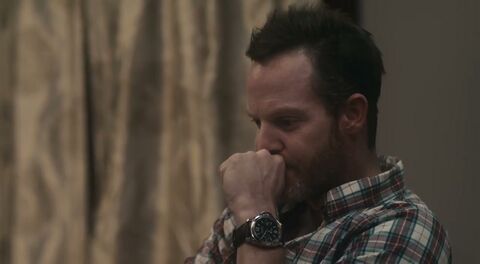 Jason Gray-Stanford as James with the Panerai Luminor Marina Automatic in Caroline and Jackie (2012)