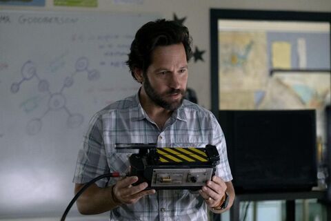 Paul Rudd as Mr. Grooberson with the Timex Expedition Gallatin in Ghostbusters: Afterlife (2021)