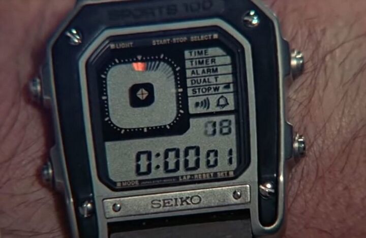 Seiko G757 radio-direction finder in Octopussy